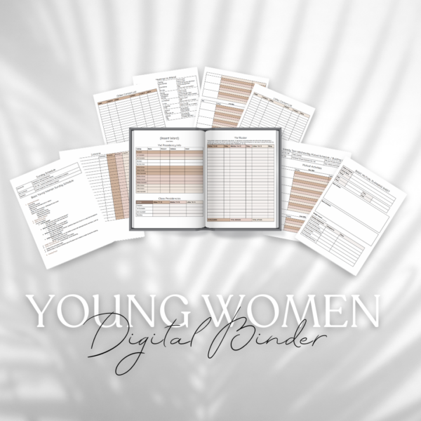 Young Women Digital Binder