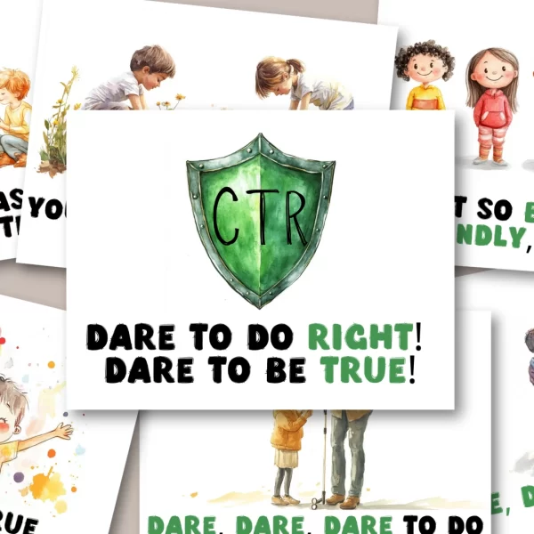 “Dare to Do Right” Primary Music Flip Chart