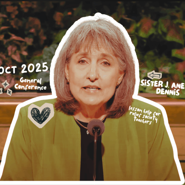 October 2025 General Conference Lesson Helps: “Cheering Each Other On” — Sister J. Anette Dennis