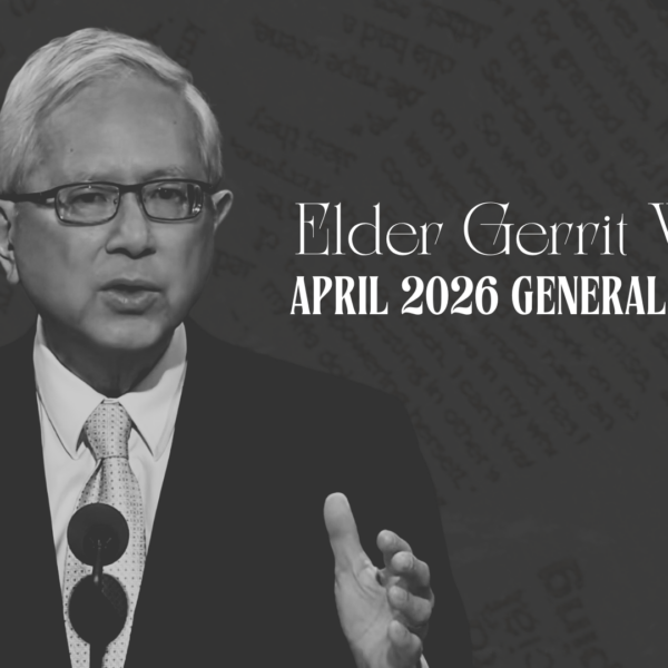 Elder Gerrit W. Gong “’Tis Eastertide: No One Walks Alone” – April 2026 General Conference Lesson Help for Relief Society and Elders Quorum