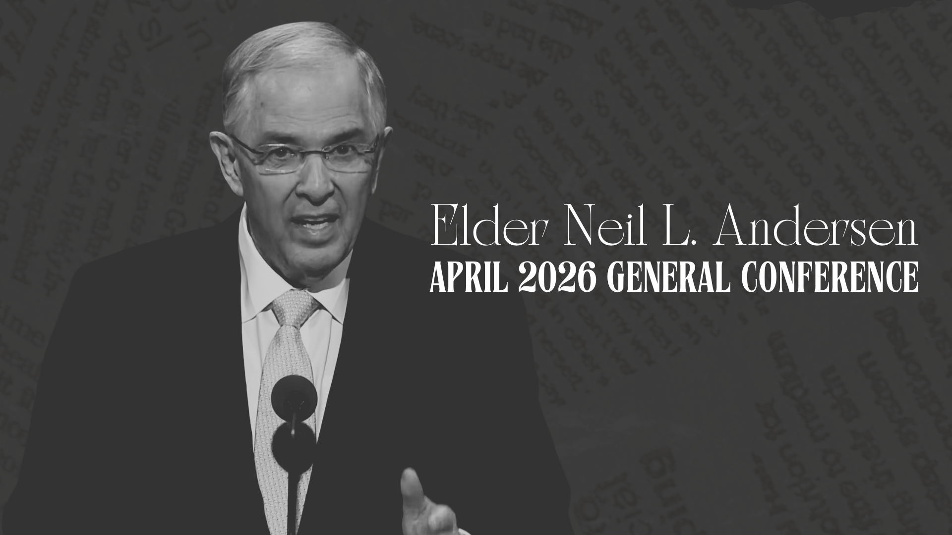 Neil Andersen Elder Neil L. Andersen