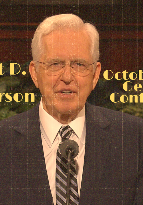 President D. Todd Christofferson speaking during October 2026 General Conference