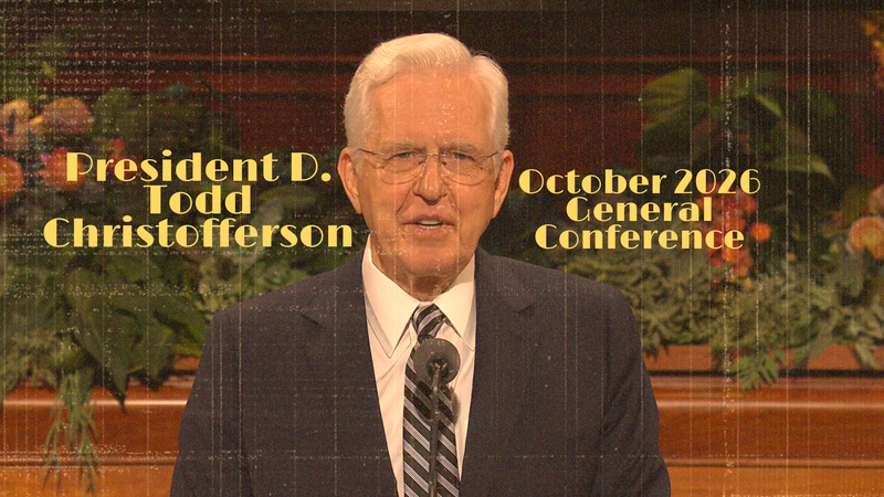 President D. Todd Christofferson speaking during October 2026 General Conference