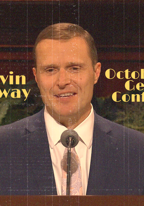 Elder Kevin J. Hathaway speaking during October 2026 General Conference
